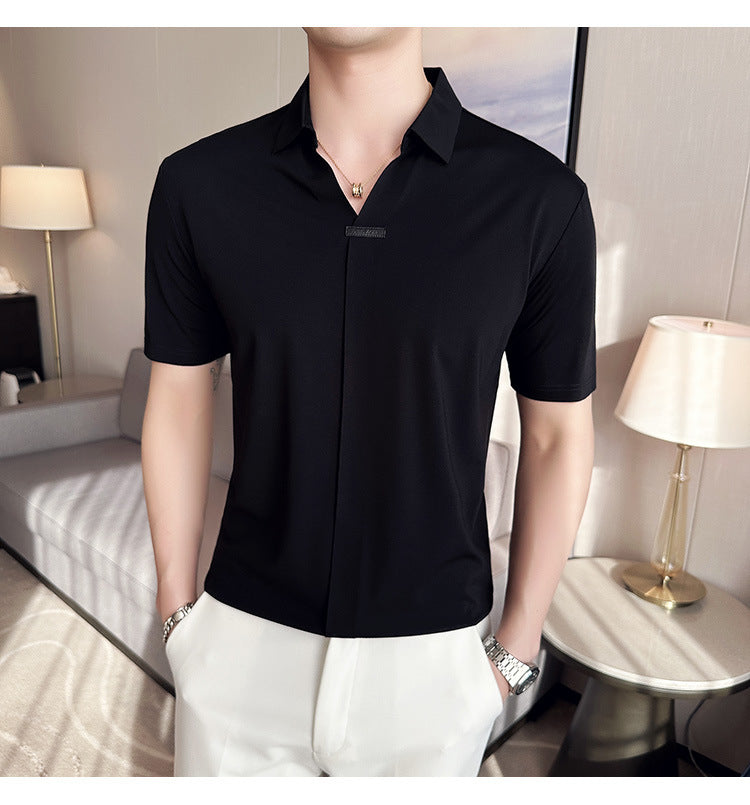 Short Sleeve Polo Shirt for Men - MarkoFit