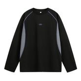 Embroidered loose long sleeved T-shirt for men - MarkoFit
