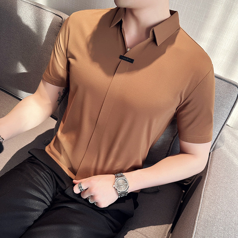 Short Sleeve Polo Shirt for Men - MarkoFit