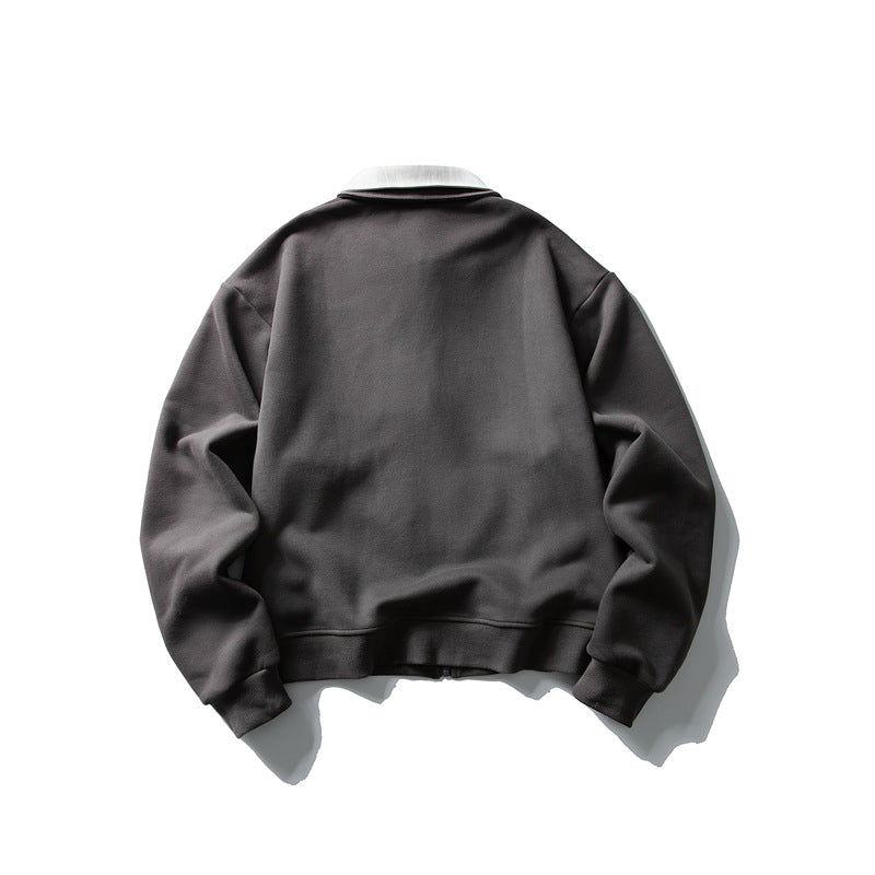 Layer Lapel Cardigan Sweatshirt for Men and Women - MarkoFit