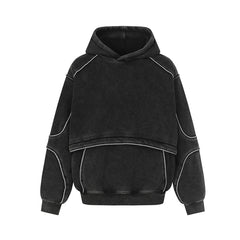 Washed hooded sweatshirt for men - MarkoFit