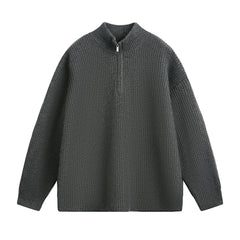 Pull à col montant et demi-zip pour homme - MarkoFit