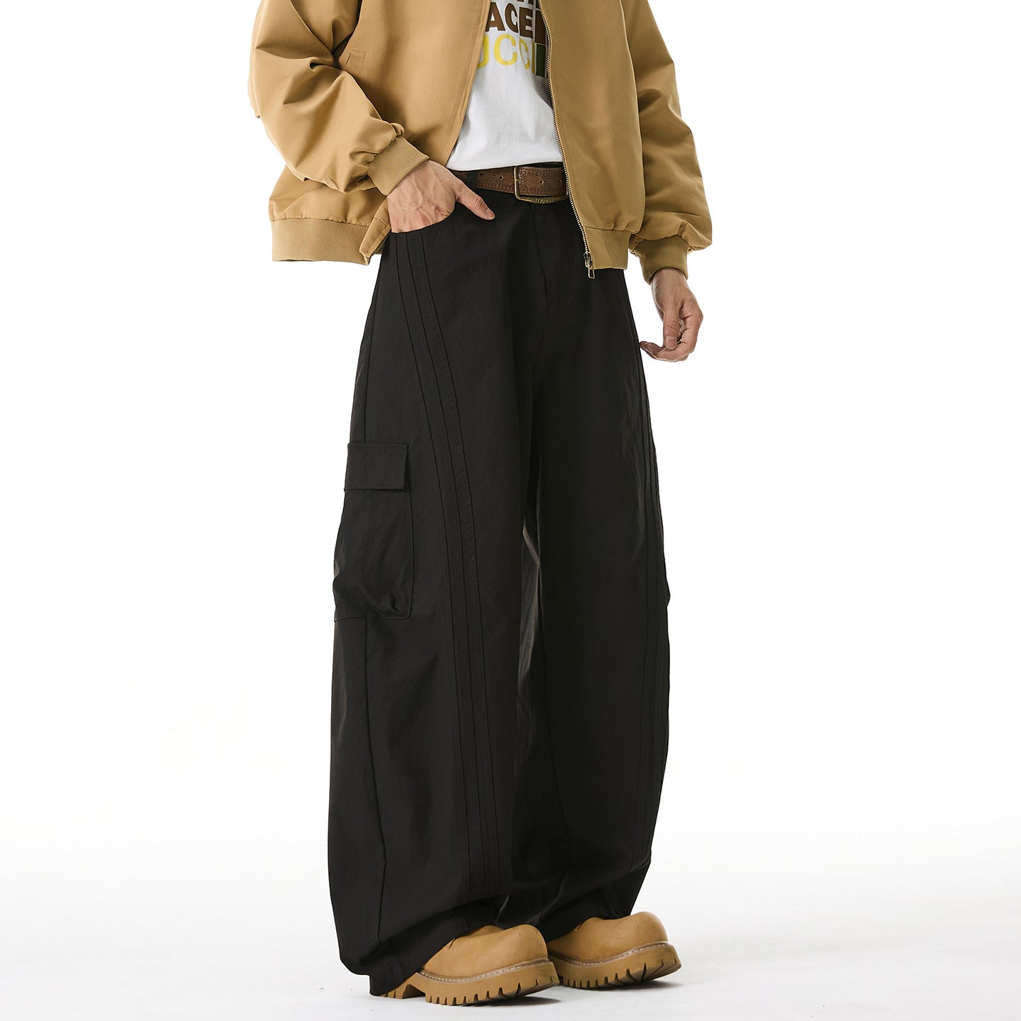 Side pocket design work pants for men - MarkoFit