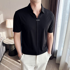Short Sleeve Polo Shirt for Men - MarkoFit