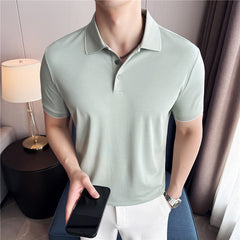 Short sleeved polo shirt for men T-shirt - MarkoFit