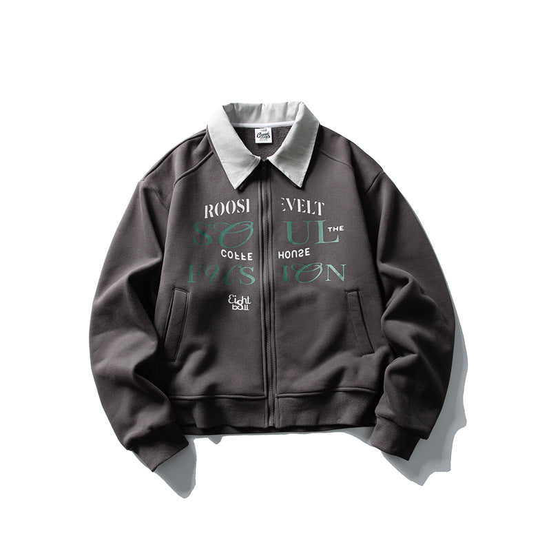 Layer Lapel Cardigan Sweatshirt for Men and Women - MarkoFit