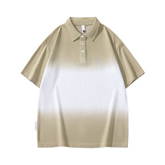 Polo à manches courtes dégradé pour homme en été - MarkoFit