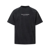 Retro washed T-shirt with short sleeves for men - MarkoFit