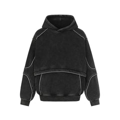 Washed hooded sweatshirt for men - MarkoFit