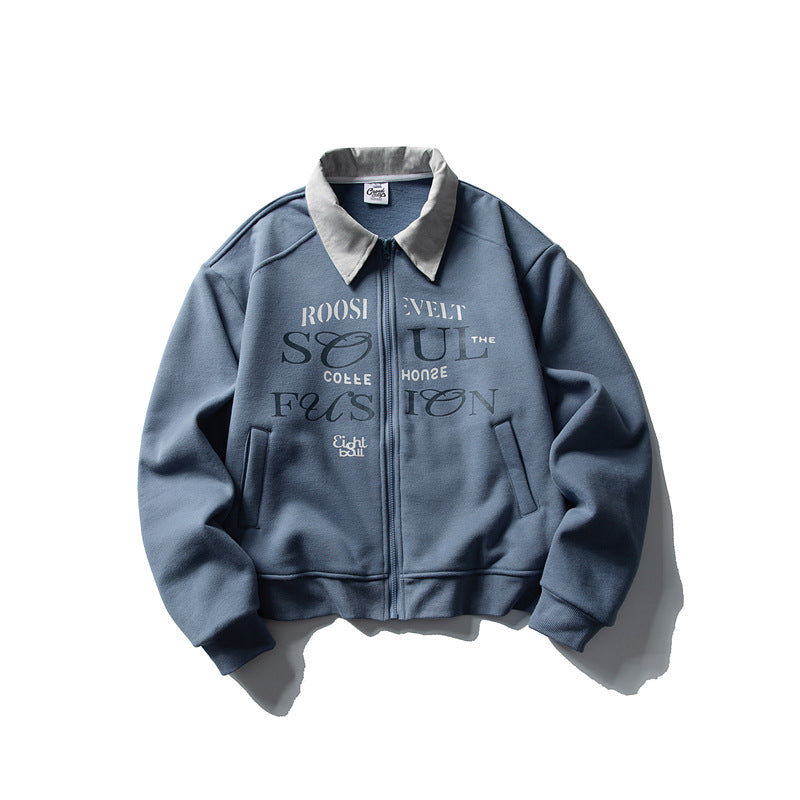 Layer Lapel Cardigan Sweatshirt for Men and Women - MarkoFit