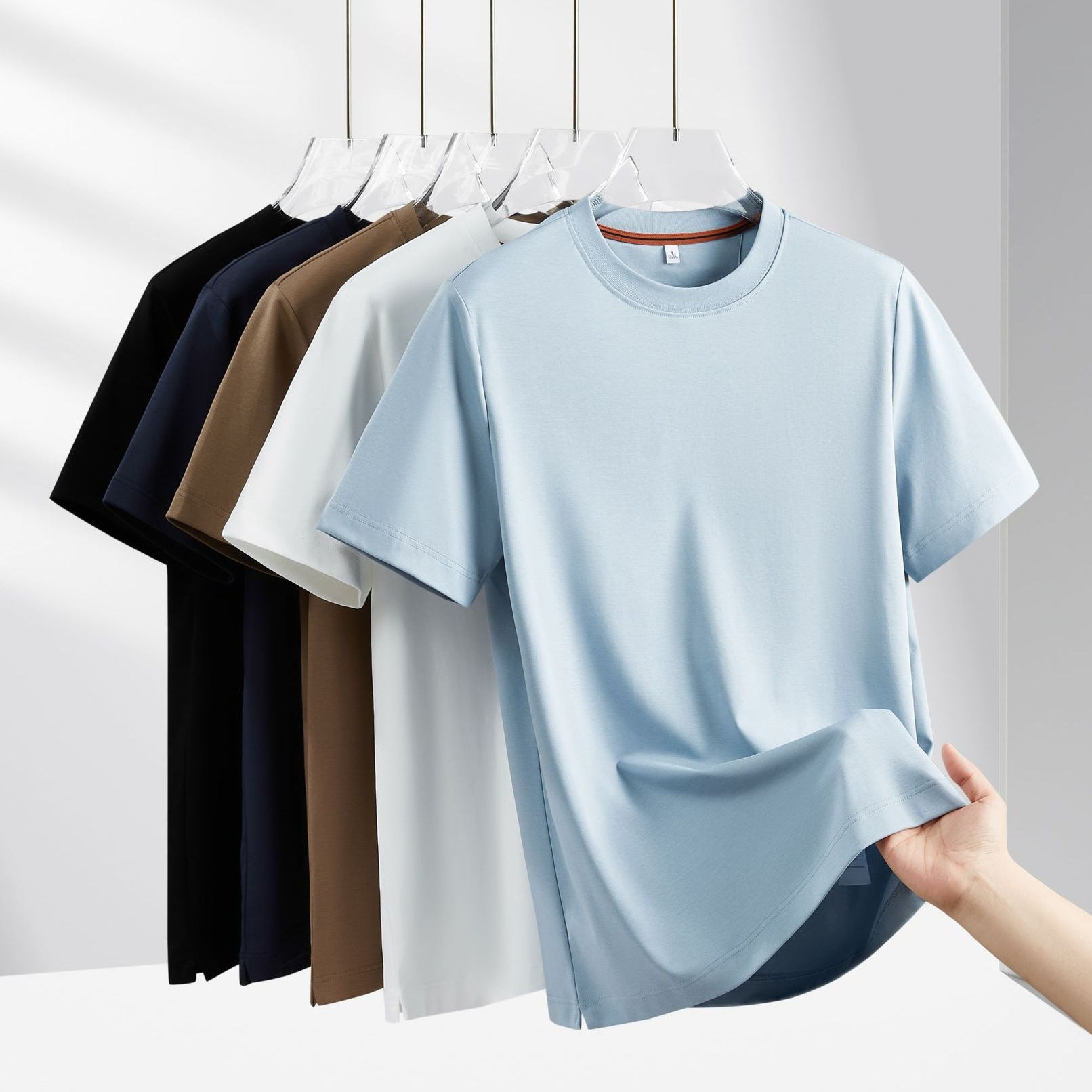 Round neck T-shirt for men - MarkoFit