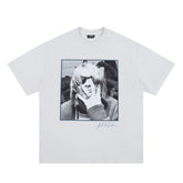 Portrait Print Vintage Short Sleeve T-Shirt for Men - MarkoFit