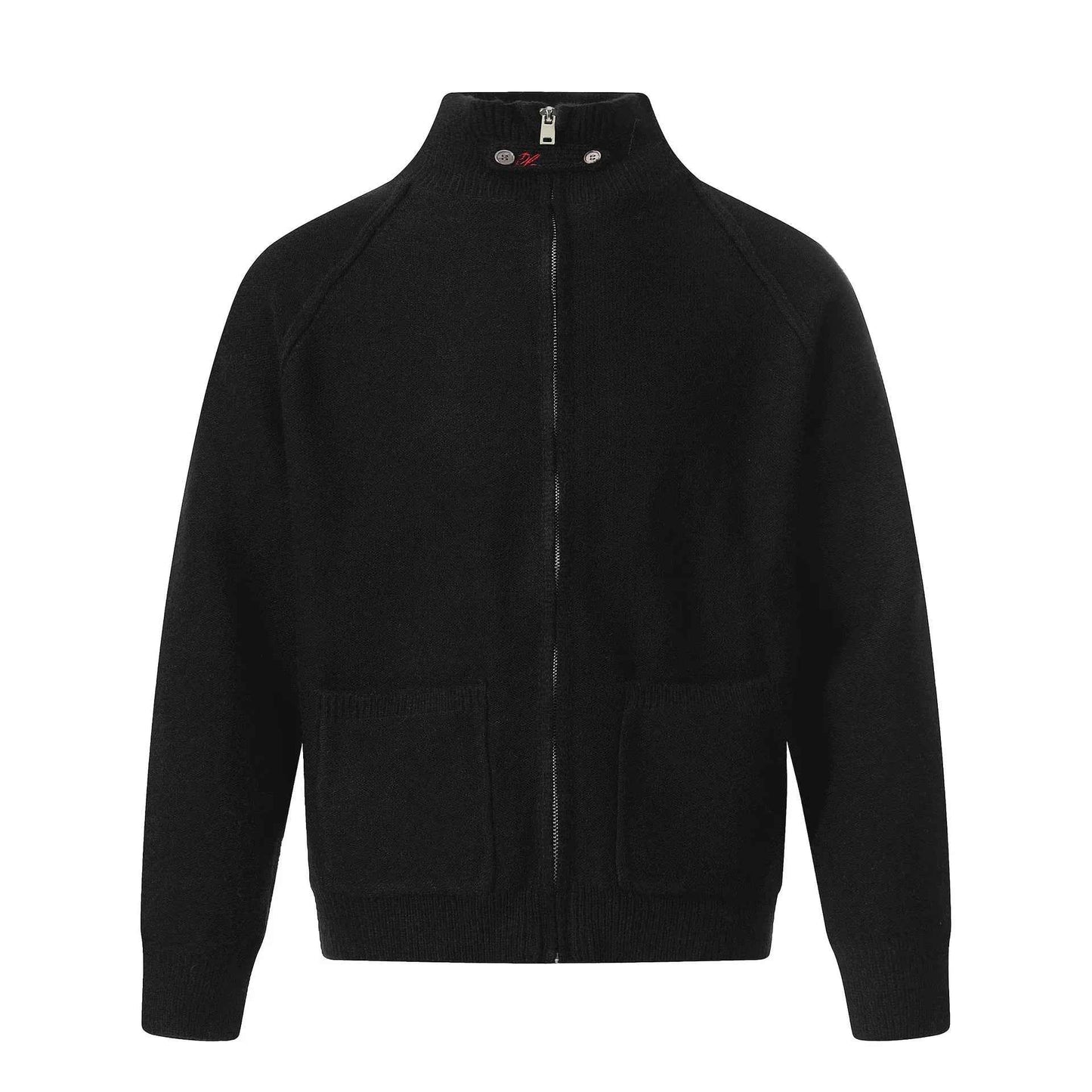 High neck sweater jacket zipper knit sweater for men - MarkoFit