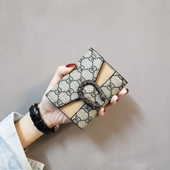 New Style Women's Short Wallet Female Student Three-Fold