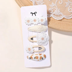 5Pcs BB Clips Set for Children Hair Accessories Sweet Hair bangs