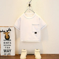 New Summer Baby Boy Kids Clothes Children Clothing Suit Tops
