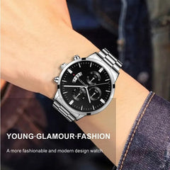 Fashion Men Luxury Calendar Quartz Wrist Watch