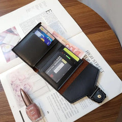 New Style Women's Short Wallet Female Student Three-Fold