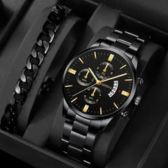 Fashion Men Luxury Calendar Quartz Wrist Watch