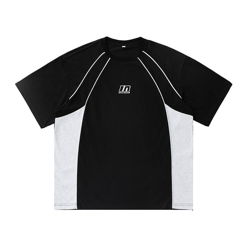 T-shirt brodé à manches courtes pour hommes - MarkoFit