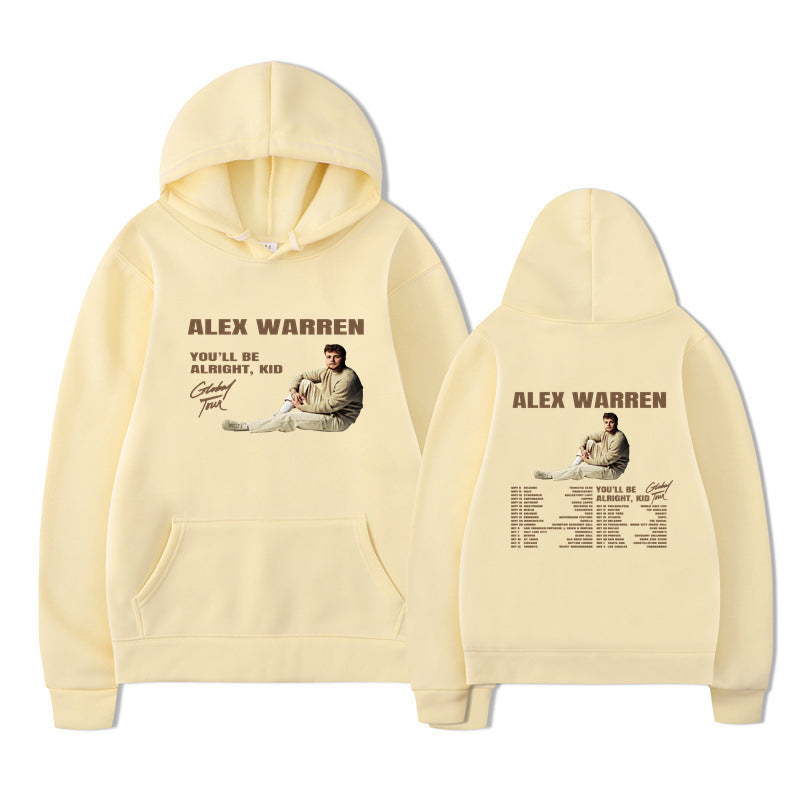 You'll Be Alright Kid Alex Warren Hoodies Men Clothes Winter