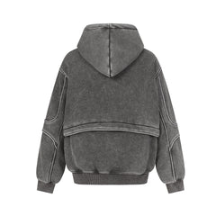 Washed hooded sweatshirt for men - MarkoFit