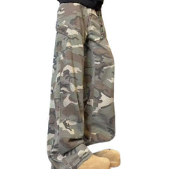 Retro camouflage workwear jeans for men - MarkoFit