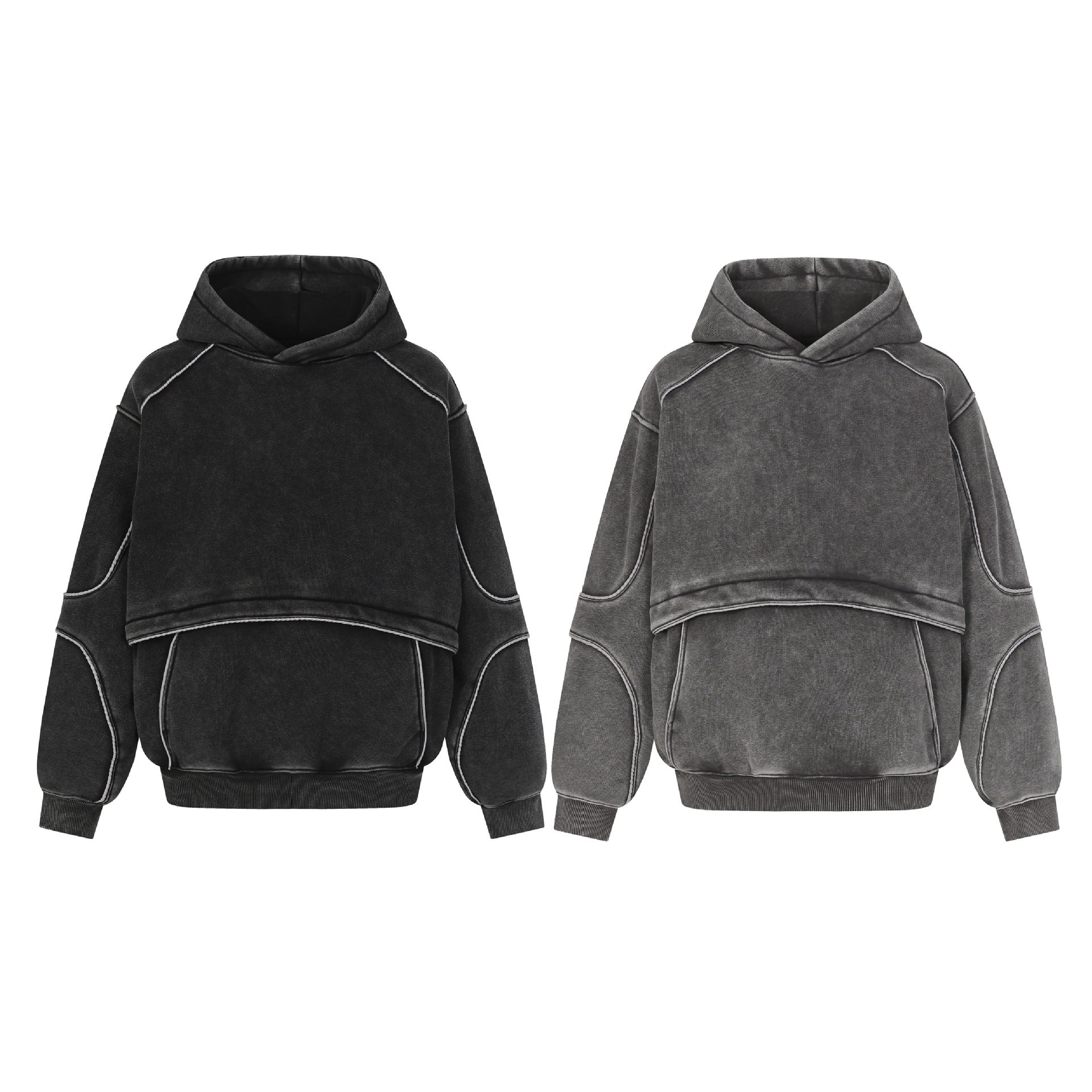 Washed hooded sweatshirt for men - MarkoFit