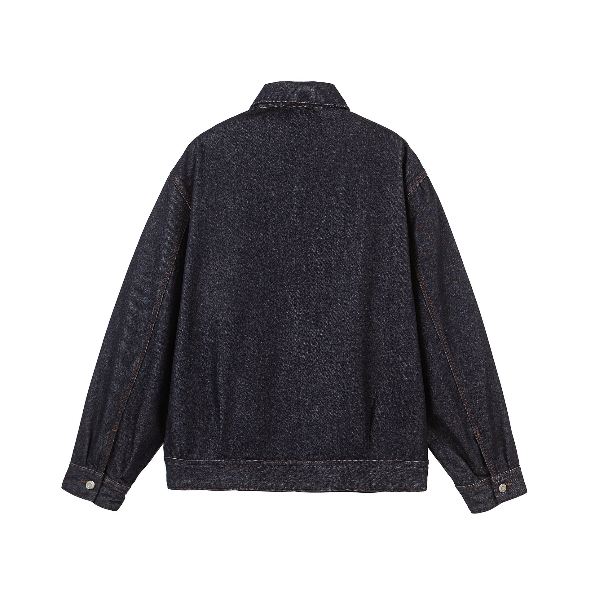 Veste en jean à col rabattu pour homme, style workwear ample, veste tendance - MarkoFit