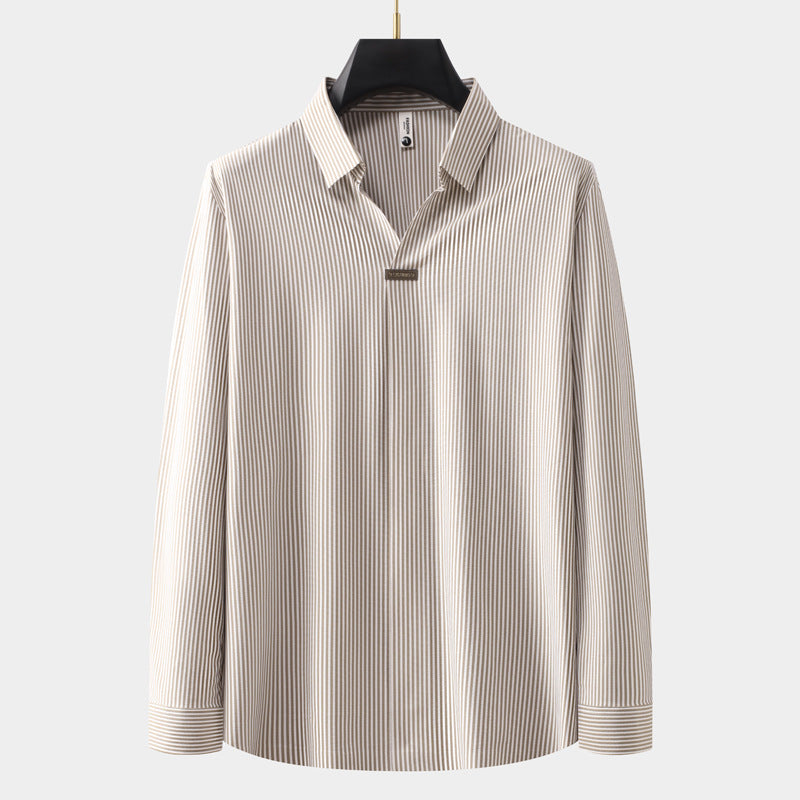 Long Sleeve Polo Shirt for Men - MarkoFit