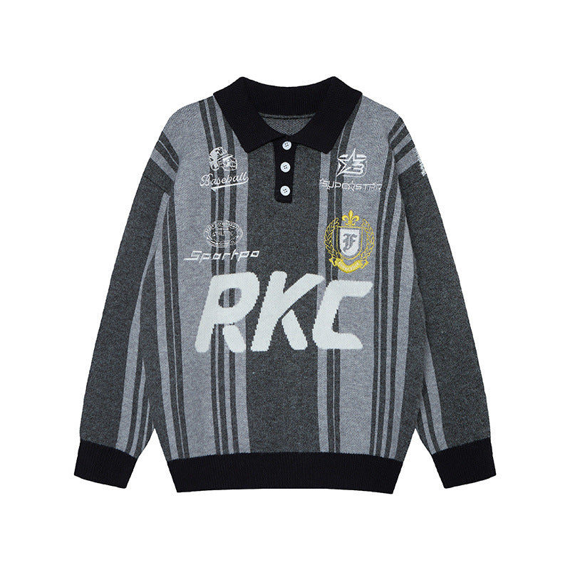 Pull à rayures sportives pour hommes et femmes - MarkoFit