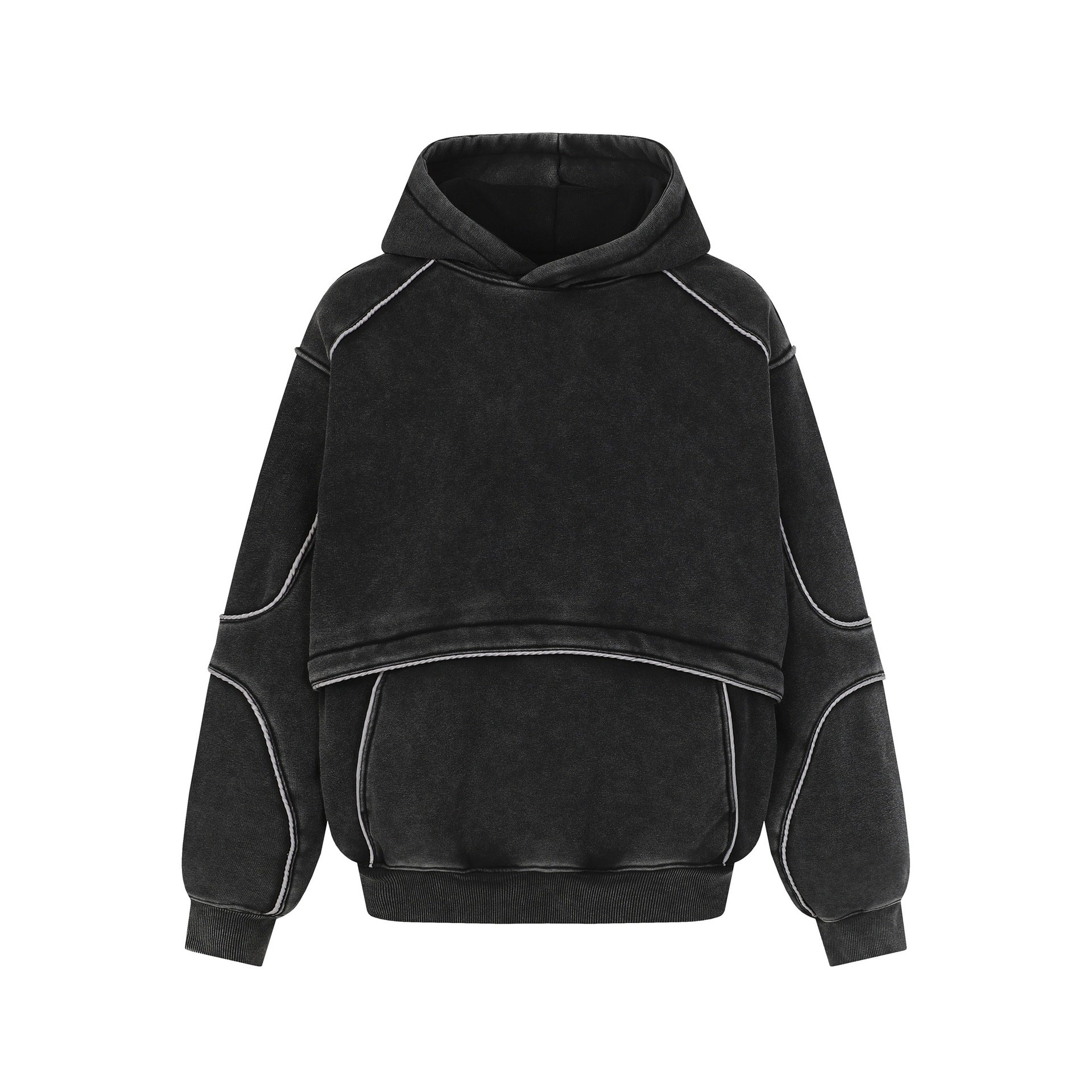 Washed hooded sweatshirt for men - MarkoFit