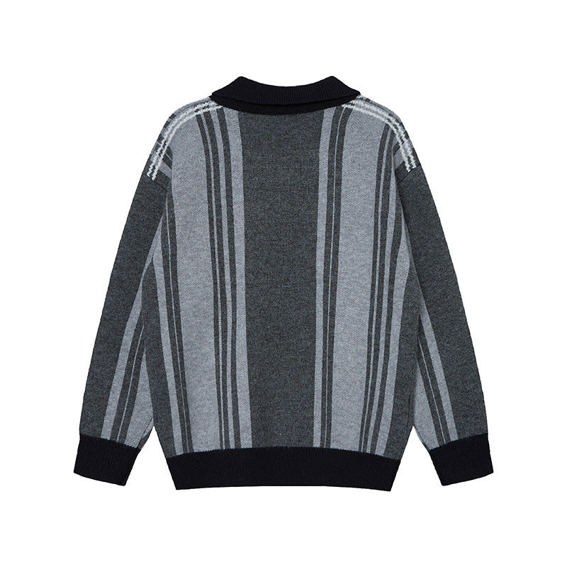 Pull à rayures sportives pour hommes et femmes - MarkoFit