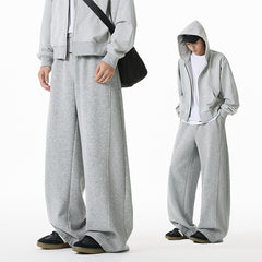 Side panel straight leg casual pants for men - MarkoFit