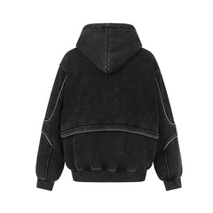 Washed hooded sweatshirt for men - MarkoFit