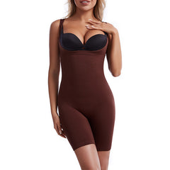 Women's One-Piece Body Shaping Clothes Abdomen Closing Pants Waist Closing Body Shaping Hip Lifting Pants Chest Supporting Gathering One-Piece Vest And Underwear