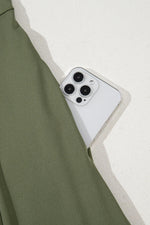 Four Leaf Clover Sleeveless Scoop Neck Flared Split Midi Dress - MarkoFit