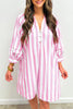 Rose Stripe / XL / 100%Polyester