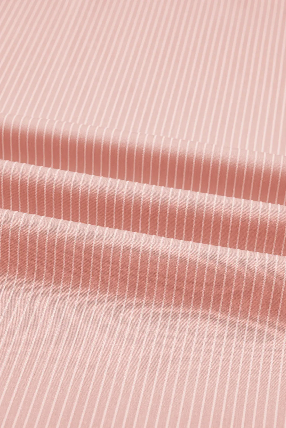 Pink Stripe Drawstring Plus Size Loose Pants - MarkoFit