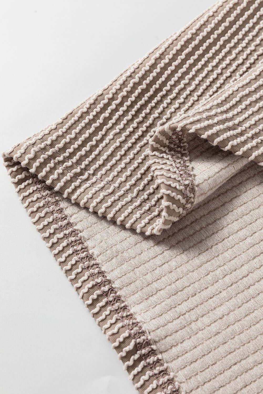 Smoke Gray Solid Corded Drop Shoulder Plus Size Shacket - MarkoFit