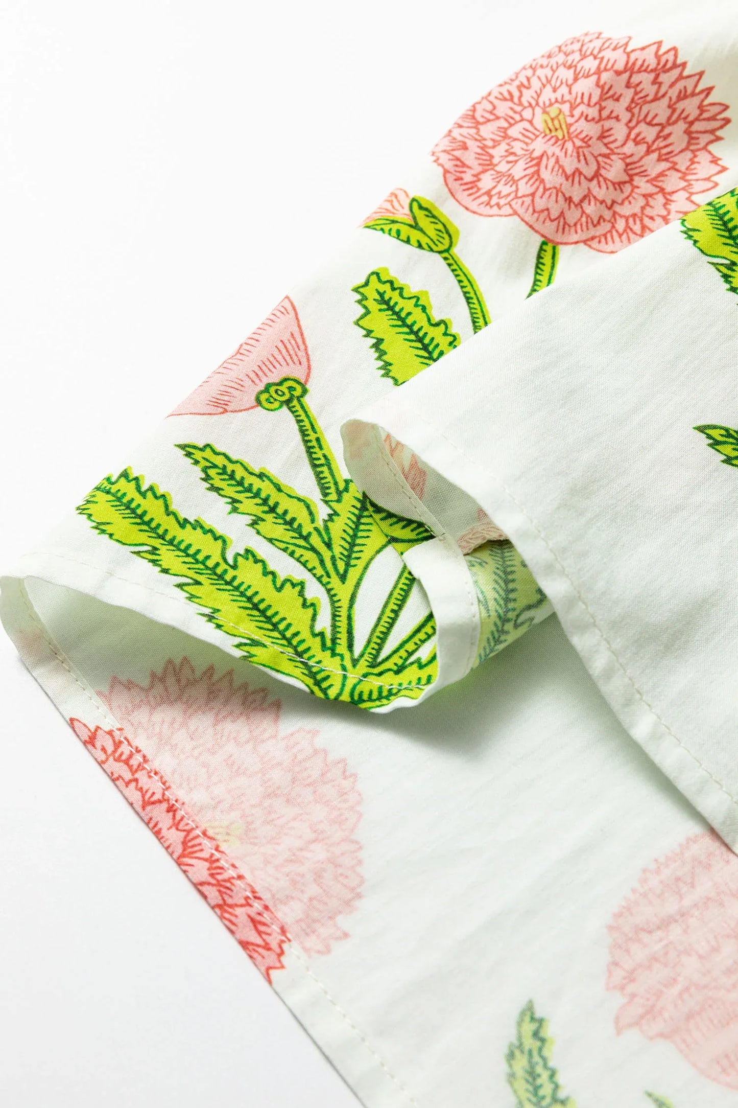 Casual Wild Flower Print V Neck 3/4 Sleeve Blouse - MarkoFit