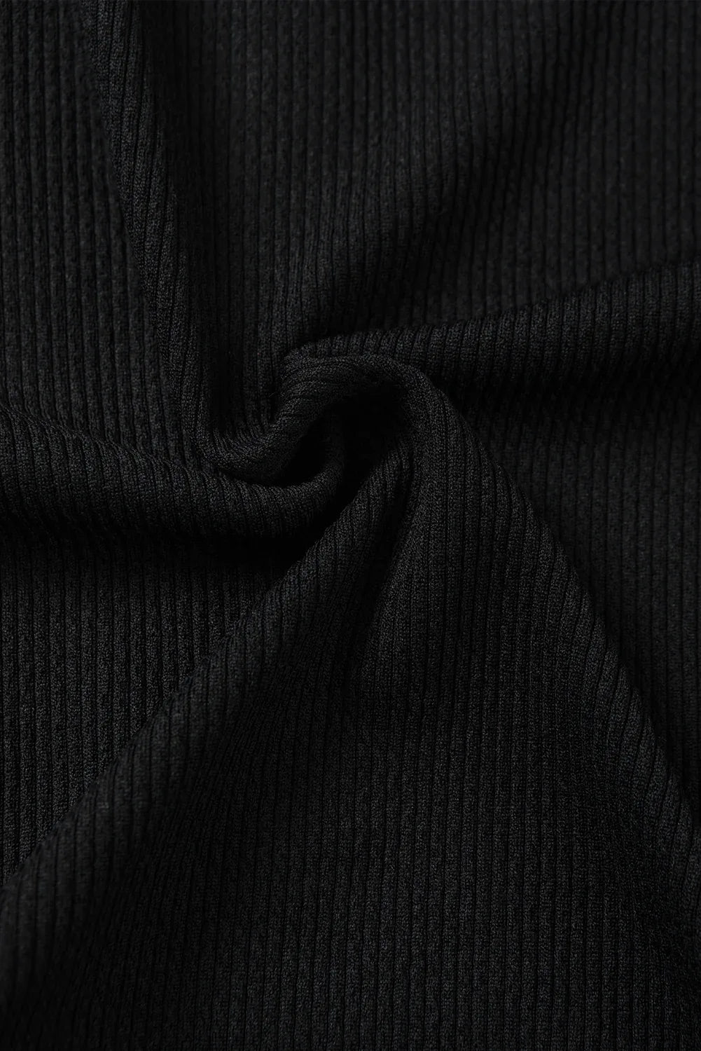 Black Zip up Mock Neck Ribbed Sleeveless Bodysuit - MarkoFit