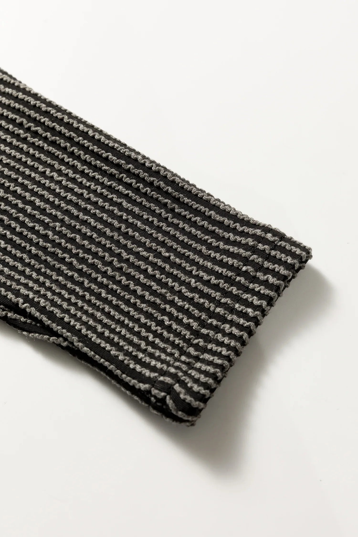 Carbon Grey Twisted Ribbed Dolman Long Sleeve Top - MarkoFit