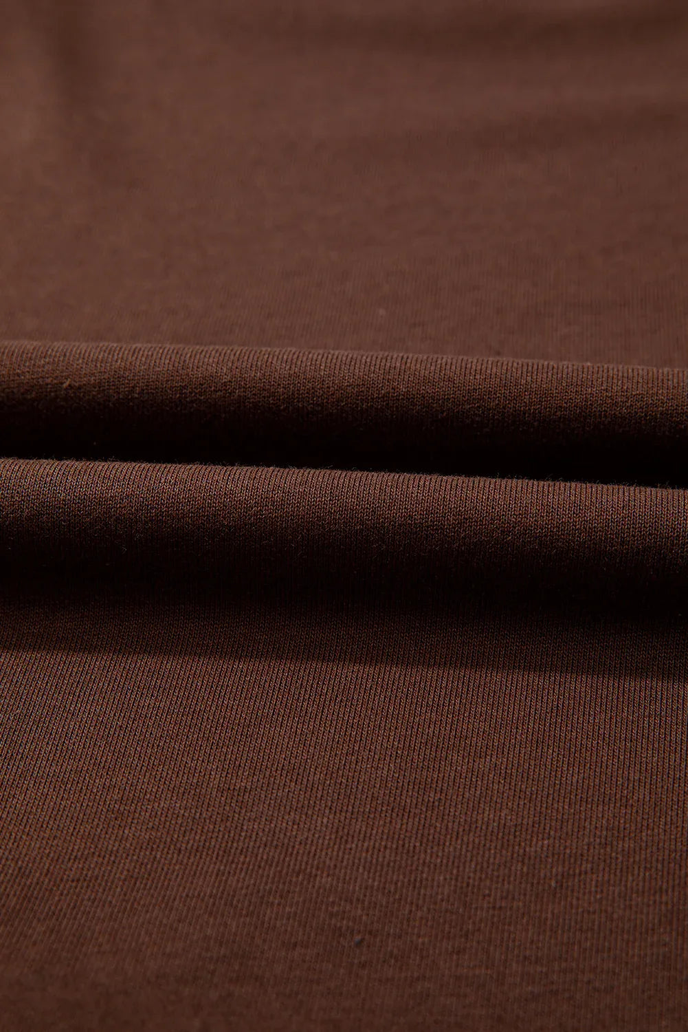 Coffee Varsity Striped Detail Drop Shoulder Oversized Sweatshirt - MarkoFit