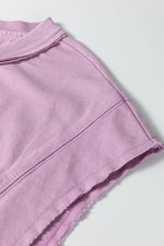 Bright Pink Mineral Wash Boxy Fit Cotton Tank Top - MarkoFit