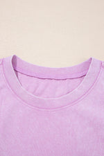 Phalaenopsis Mineral Wash Patched Chest Pocket Casual Tank Top - MarkoFit