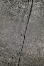 Silvery Metallic Round Neck Ruffle Trim Sleeveless Top - MarkoFit