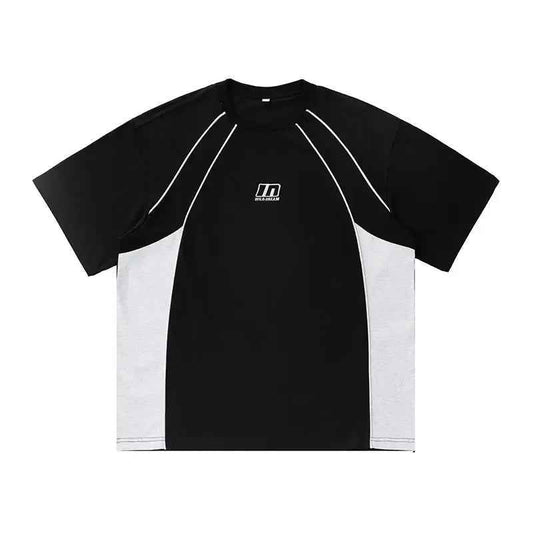 Embroidered short sleeved T-shirt for men - MarkoFit