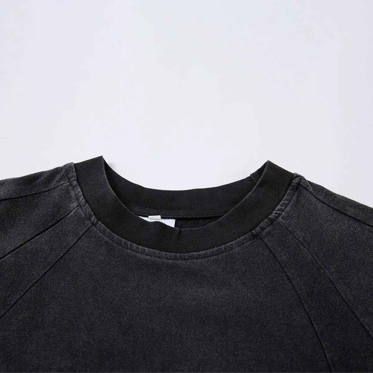 Retro washed T-shirt with short sleeves for men - MarkoFit