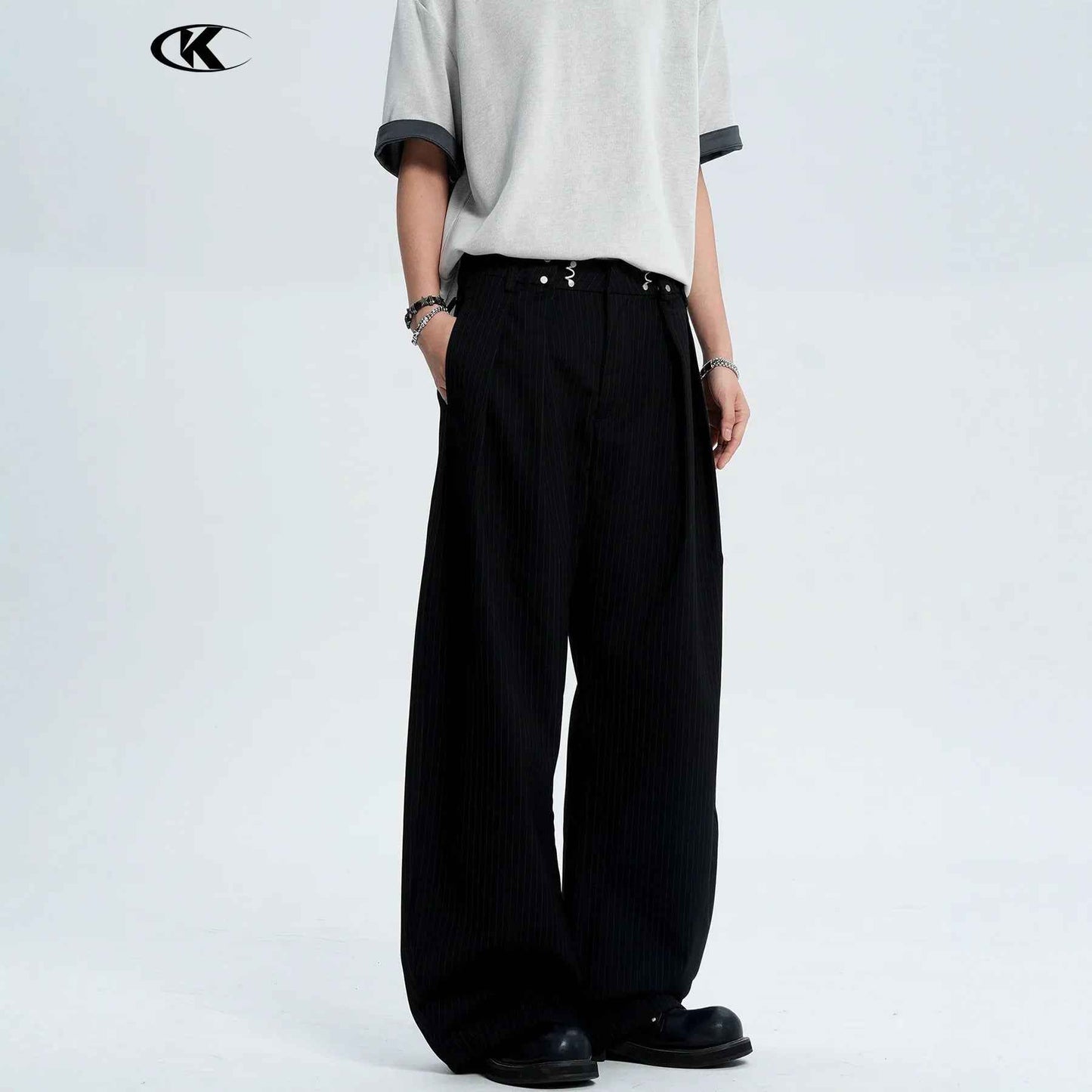Pants for Men and Women with Tapered Legs Casual Wide-Leg Long Pants - MarkoFit